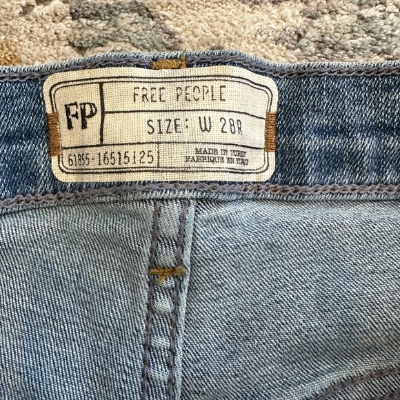 Free People Legging Jeans High Rise Light Wash jegging size 28 - Picture 3 of 6
